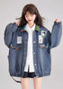 Jacquard Ribbon Denim Jacket